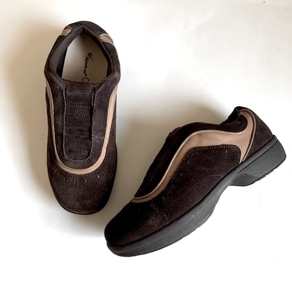 Spira Genuine Brown Suede Leather
